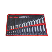 Набор ключей комбинированных 16 пр (6,7,8,9,10,11,12,13,14,15,16,17,18,19,22,24 мм)  ...Patron P-5161M