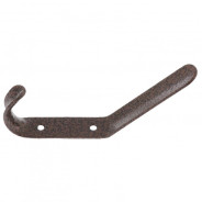 Крючок-вешалка №4, антик медь, 10шт.  Металлист 91597