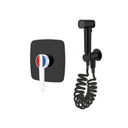 Смеситель для биде (Lt) D35, серия Rose черный + белый, (Встраиваемый, Излива нет) a-five ...A-five A5-0850