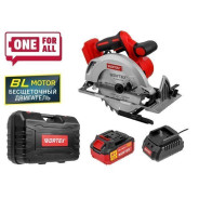 Аккум. циркулярная пила CCS 1819-1 ALL1 МЕГА АКЦИЯ с акб и з/у ,18В, АКБ 1х4 А*ч, ЗУ 2А, 185х20 мм, ...WORTEX 1329533