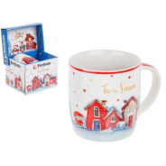 Кружка керамическая, в кор., 360 мл., GOLDEN WISHES-2  PERFECTO LINEA 30-062632