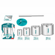 Набор коронок с твердосплавным напылением   (6 шт)TOTAL TAC44061