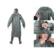 Плащ-дождевик ПВХ "Тайфун", р.48-50, рост 182-188, зеленый, ...РФ 