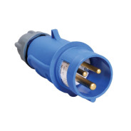 Вилка силовая 16А 220В 2P+PE IP44 MAGNUM,  ЭС 255681