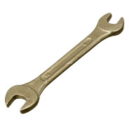 Ключ рожковый, 8 х 10 mm, желтый цинк  Сибртех 14303
