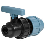 Кран шар. ПЭ 25 х 3/4" вн.,  AV Engineering AVE1332534F