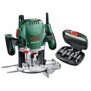 Фрезер вертикальный POF 1400 AС, 1400Вт, цанга 6/8мм, 28000 об/мин, в чемодане, + набор фрез  ...BOSCH 060326C801