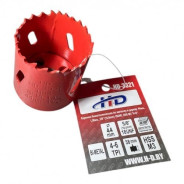 Коронка биметаллическая по металлу и дереву 44мм., L38мм., 5/8"-18UNF, HSS M3  ...H-D HD-3321