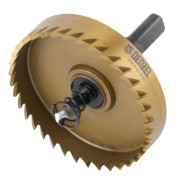 Коронка по металлу HSS, 63 mm, нитридтитановое покрытие  Denzel ...DENZEL 724120