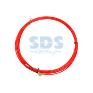 Протяжка кабельная, мини УЗК в бухте, стеклопруток, d=3,5 мм 10 м красная,  ...REXANT 47-1010