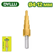 Сверло ступенчатое 4-12 мм  DYLLU DTJD1401