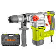Перфоратор 220В, 1050Вт, SDS-plus, 4.5Дж, 0-1100об/мин, 0-3800уд/мин,  DYLLU DTRH2D26
