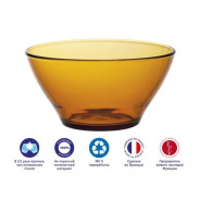 Салатник стеклянный, 510 мл, серия Lys Amber  DURALEX 2004DF06D1111