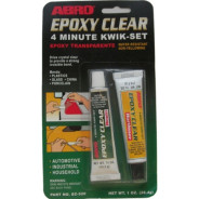 Клей эпоксидный ПРОЗРАЧНЫЙ 4-х минутный 28,4г . ABRO EC 520