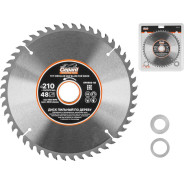 Диск пильный 210х30/20/16 мм 48 зуб. по дереву (твердоспл. зуб)  ...GEPARD GP0903-48