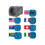 Набор переходник-разветвитель (7шт.)  BRENNENSTUHL 1508160