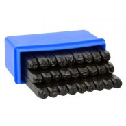 Набор клейм буквы латиница  6мм (27пр)  H-D HD-01812