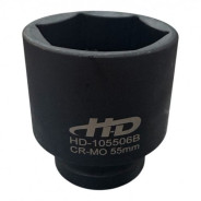 Головка торцевая ударная 1" 6гр. 55мм L80мм CrMo  H-D HD-105506B
