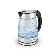 Чайник электрический 2200 Вт, 1.7 л, стекло, подсветка)  NORMANN AKL-237
