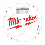 Диск пильный 184х1.8х30 мм/Z24 (дерево) MILWAUKEE Milwaukee 4932471297
