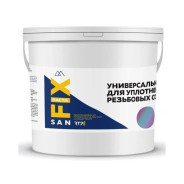 Паста уплотнительная, универсальная, 450 мл., ведро, графит  ...SANFIX 41675