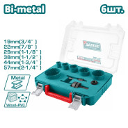 Набор биметаллических коронок   (6 шт)TOTAL TACSH0091