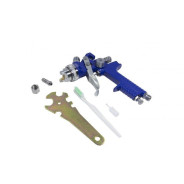 Краскораспылитель с верхним пластиковым бачком ,600мл, 1.4мм, HVLP,   ...FORCEKRAFT FK-H-827-2V