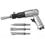 Пневмозубило  Ход поршня 66мм, частота  3000 ход/мин, Вес 1,5кг, L=133мм  ...AirBoss HA-102