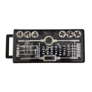 Набор метчиков и плашек метрический 16пр. в пенале  Rock FORCE RF-PD016-1