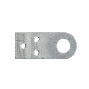 Проушина прямая, 70х30 мм, цинк  Сибртех 46502
