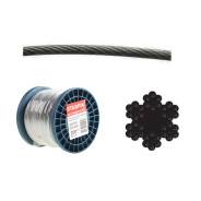 Трос стальной, оцинкованный М1.5 DIN 3055 (бухта 200 м)  STARFIX SMP-53685-200