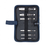 Набор пробойников для кожи 3, 4, 6, 8, 10, 12,5 mm, 6 шт, чехол  Сибртех 18306