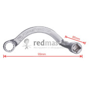 Ключ накидной для турбокомпрессора  12мм, 3/8" (VW, Audi V6 TDI)  ...Rock FORCE RF-40112612