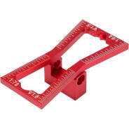 Шаблон для соединения "ласточкин хвост" 64x23x18mm.  YATO YT-44080