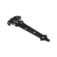 Петля-стрела 200 мм фигурная, черный матовый,  STARFIX SMP-66978-1