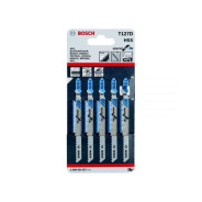 Пилка лобзиковая по алюминию T127D (5 шт.)  (пропил прямой, тонкий, быстрый рез)  ...BOSCH 2608631017