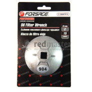 Съемник масляного фильтра "крышка" 75мм х 12гр  Forsage F-10687512