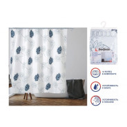Шторка для ванной, 180x180 см, Harmony, цветы  PERFECTO LINEA 36-118015