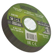 Круг отрезной по металлу 125х1.0.х22.23мм-10шт  ForsLine FL-CW705(10 шт к-т)