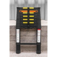 Лестница телескопическая алюминиевая односекционная (4.1м,14ступенек, max нагрузка 150кг, вес 11.3кг...Rock FORCE RF-UP410