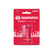 Батарейка 6LR61 9V alkaline BL-1шт ENERGY  DAEWOO 5029729
