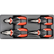 Набор губцевого инструмента в футляре (4пр.) CrV  YATO YT-5534