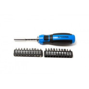 Отвертка телескопическая с набором бит 21пр. PH, PZ, SL, T, Н  Forsage F-814821