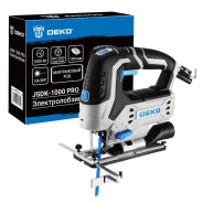 Лобзик , 220 В, 1000 Вт, 800-3000 об/мин, глубина пропила дерево/метал: 100/6мм, DEKO JSDK-1000 PRO...Deko 085-1160