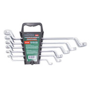 Набор ключей накидных отогнутых на 75 грд. 6 пр. (8x10 - 22x24 мм.)  ...Rock FORCE RF-50610