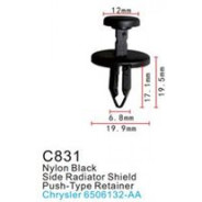 Клипса для крепления внутренней обшивки а/м Крайслер пластиковая (100шт/уп.)  клипса ...Forsage C0831(Chrysler)