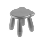 Детский табурет "Мишка", серый, серия KIDS (Максимальная нагрузка 50 кг.)  ...PERFECTO LINEA 16TD0108