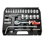 Набор инструментов 1/2" (25пр.) CrV + Сумка брендированная  ...H-D HD-38741