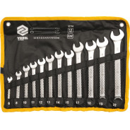 Ключи рожково-накидные 6-22mm (набор 12шт)  VOREL 51710