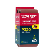 Шлифлента 100x914 мм P320 бесконечная 3 шт. для станка GM 1528  WORTEX 1325978